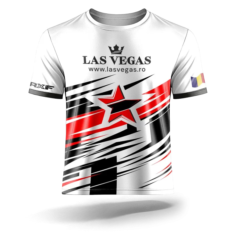 Tricou ALLSTARS 48 Alb/Rosu